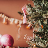 Arched Personalized First Christmas Ornament