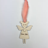 Little Girl Angel Christmas Tree Ornament