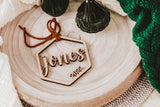 Personalized Last Name 2022 Christmas Ornament