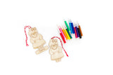 Color your own Christmas Ornament with Mini Markers
