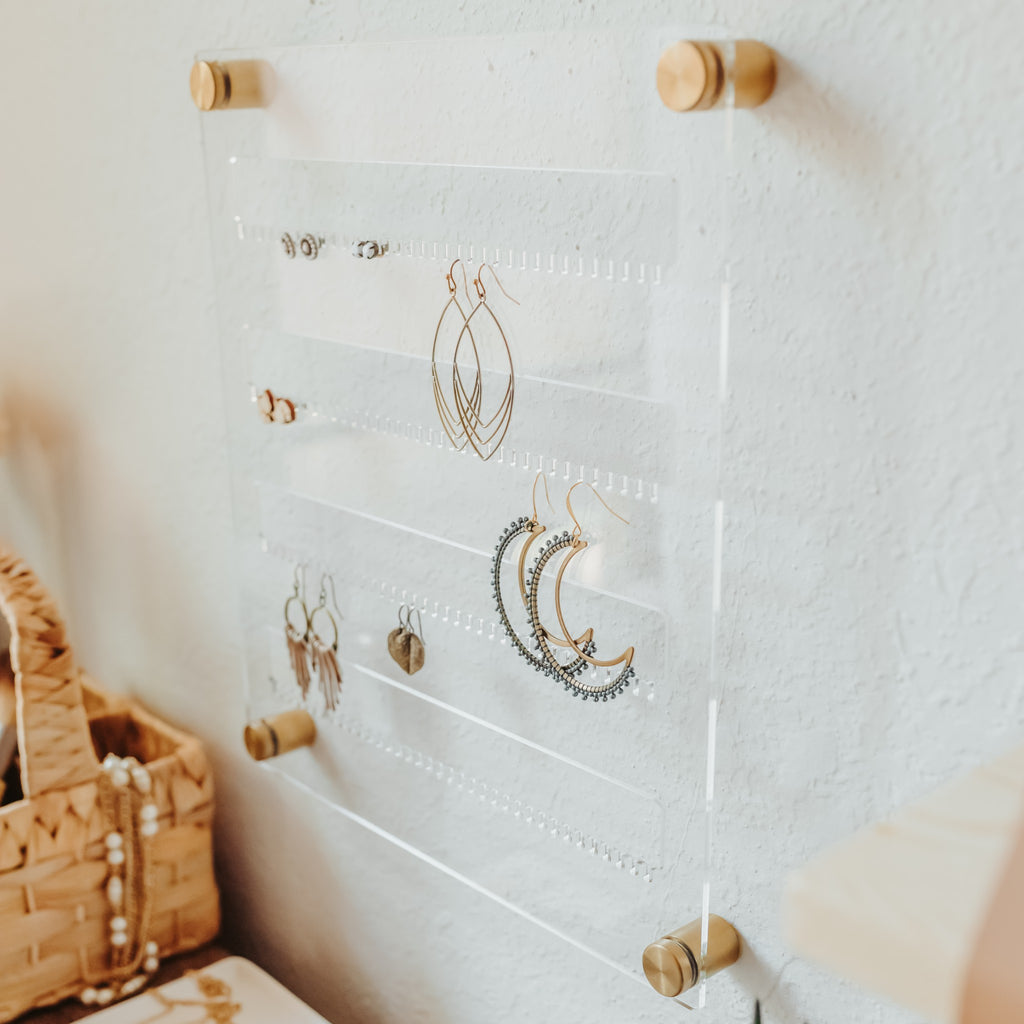 Showcasing Your Style: The Art of Earring Display with Acrylic Wall-Mounted Holders