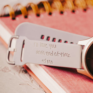 Preserving Memories: Laser-Engraved Silicone Watch Bands as Memorial Jewelry