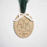 Custom Family Christmas Ornament