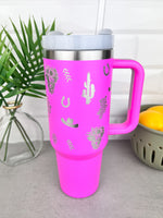 Highland Cow 40 oz Stainless Steel Tumbler