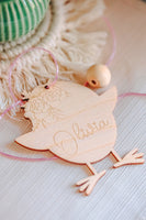 Personalized Wooden Easter Basket Tags