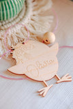 Personalized Wooden Easter Basket Tags