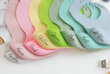 Silicone Baby Bib Personalized with Baby's Name - Every Parent's favorite bib