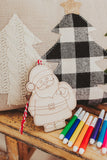 Color your own Christmas Ornament with Mini Markers