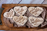 Heart Shaped Baby Milestone Photo Props - Wooden Baby Gift