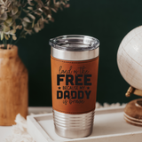 Leatherette Wrapped Insulated Cup for Dad