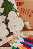 Color your own Christmas Ornament with Mini Markers