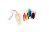 Color your own Christmas Ornament with Mini Markers